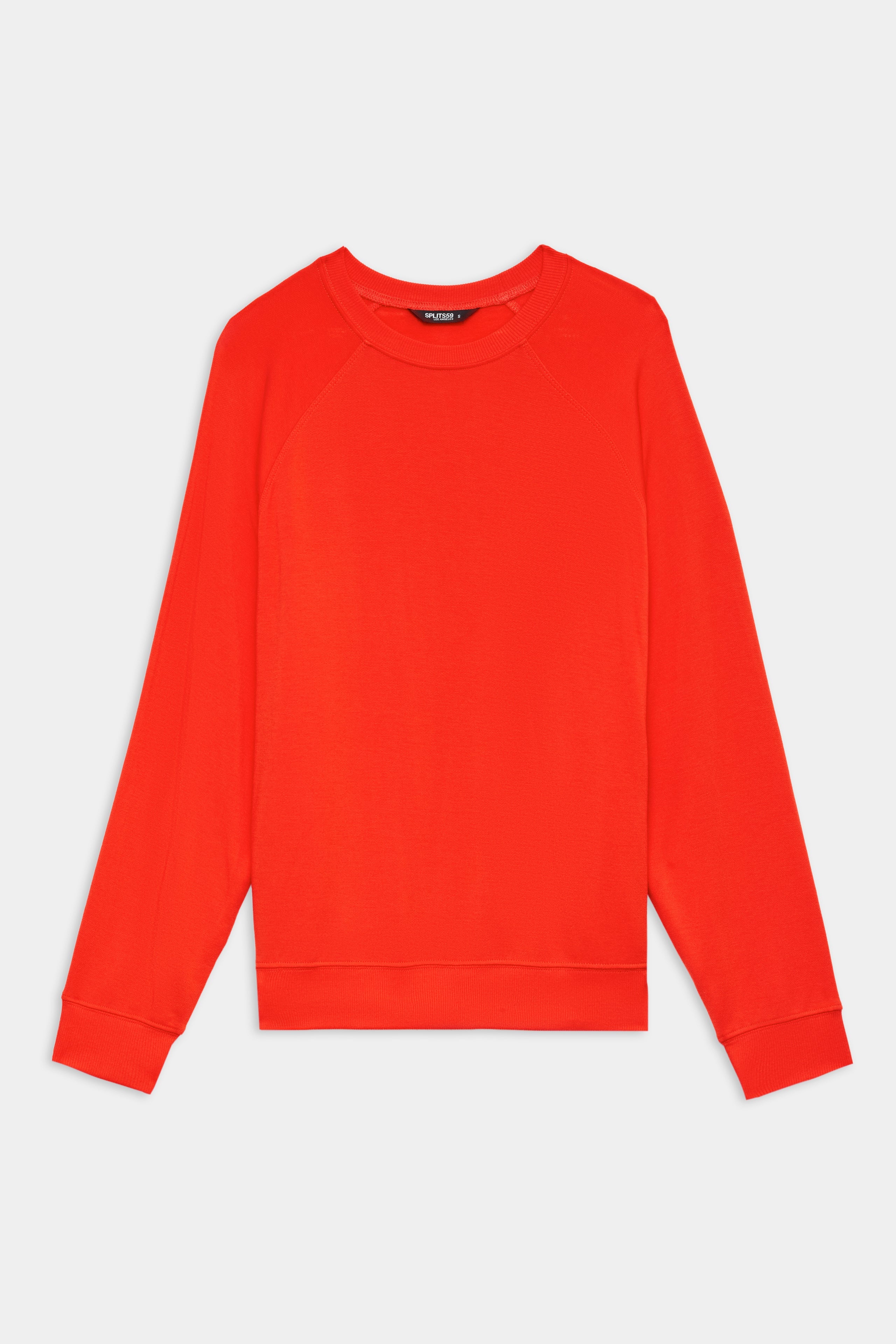 Andie Oversized Fleece Sweashirt - Lotus Red