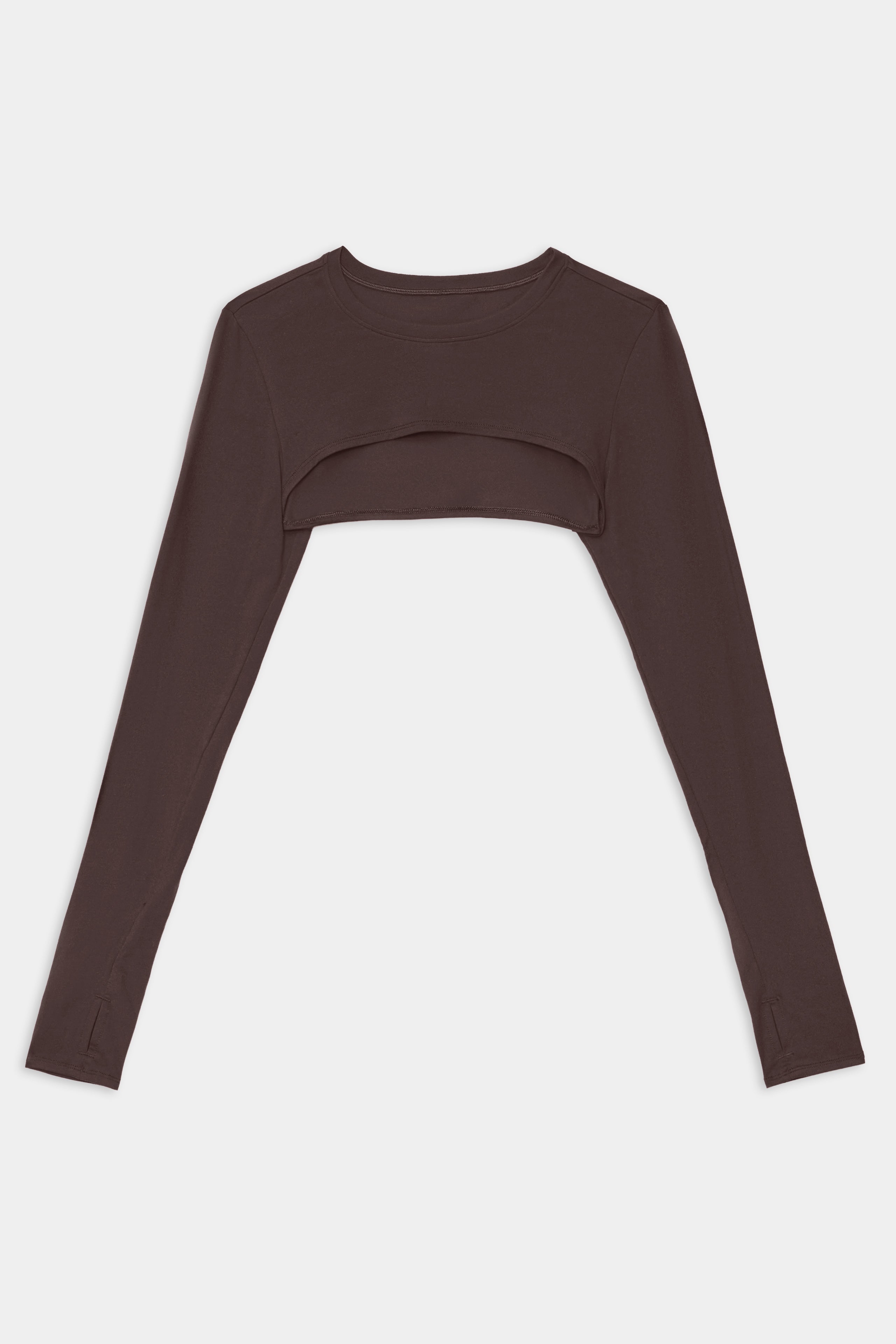 Amelia Airweight Lite Shrug - Dark Chocolate
