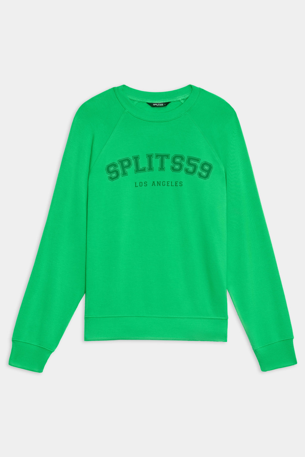 Andie Oversized Fleece Varsity Graphic Sweatshirt - Grass/Splits59 Los Angeles