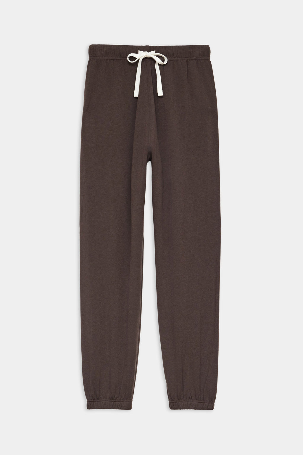 Andie Oversized Fleece Sweatpant - Dark Chocolate