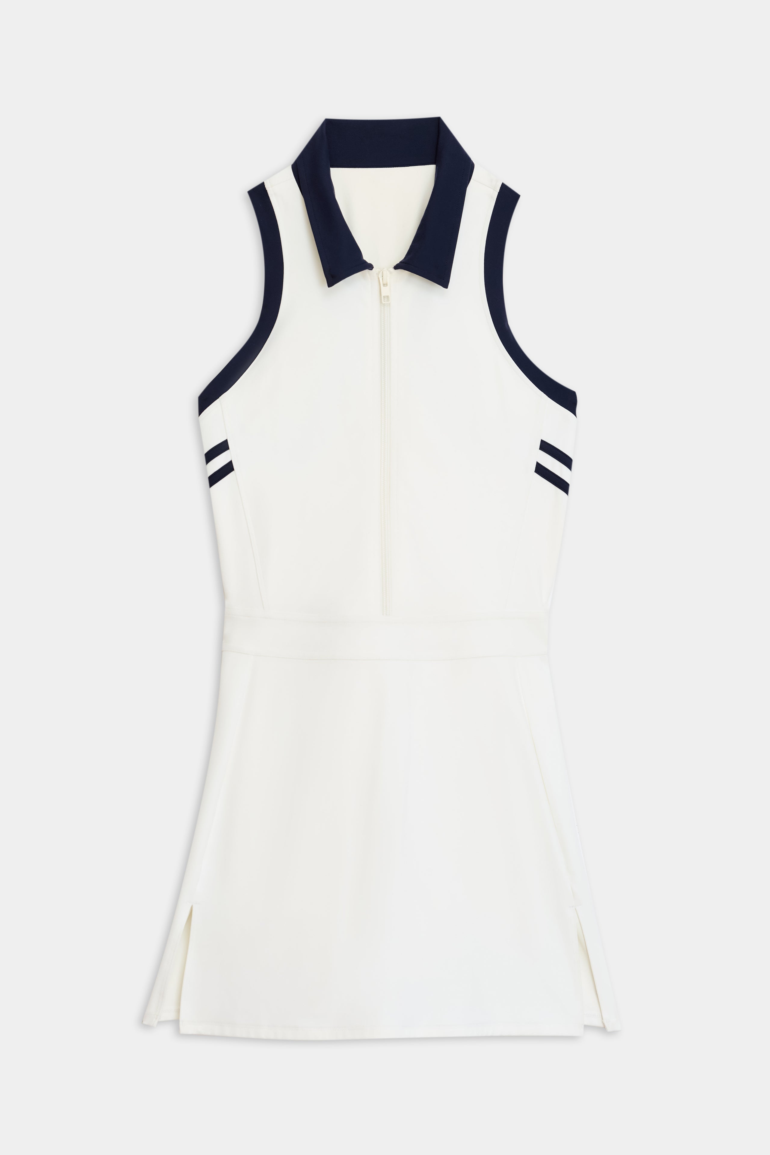Austin Rigor Dress - White/Indigo
