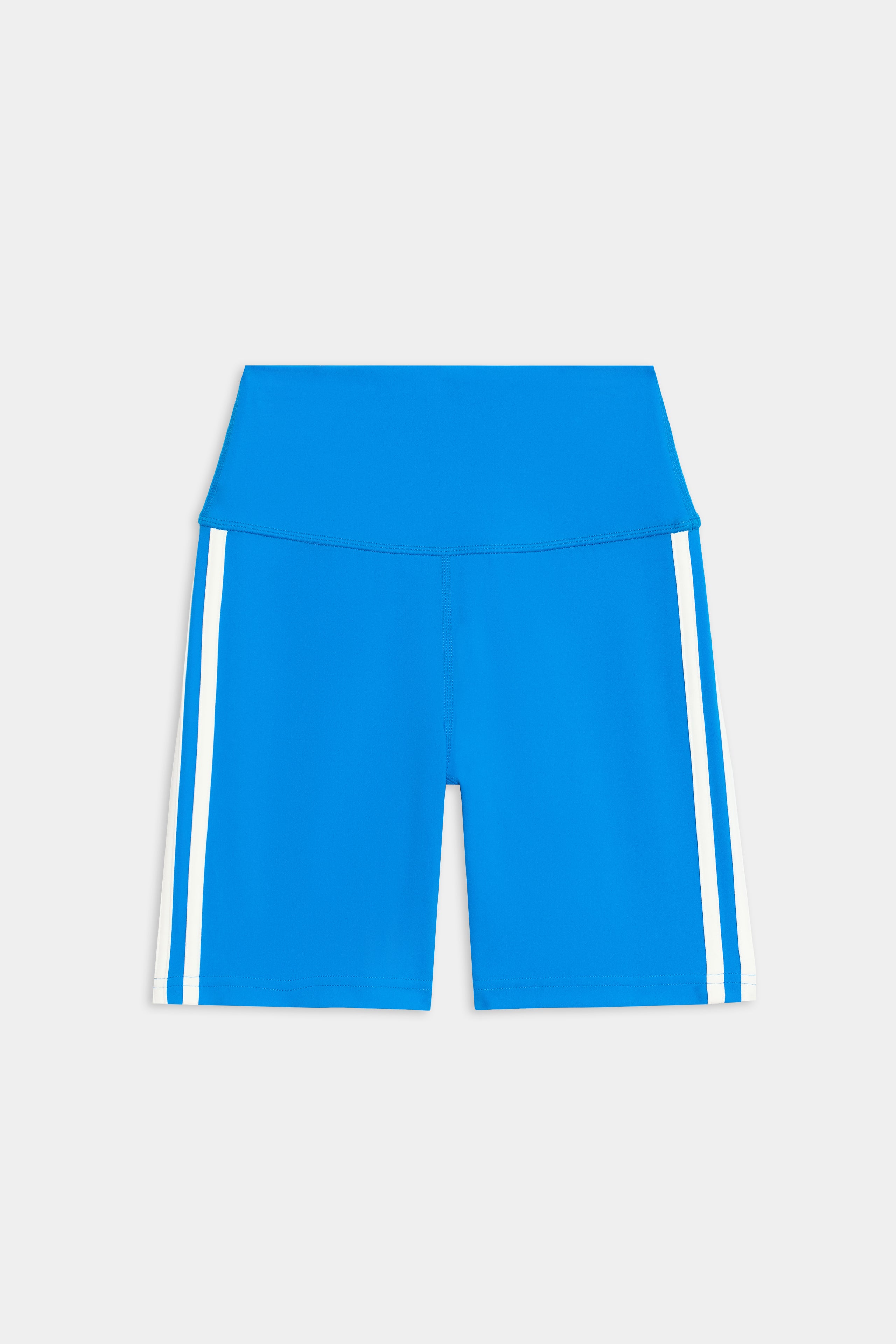 Ella High Waist Airweight Short - Riviera/White