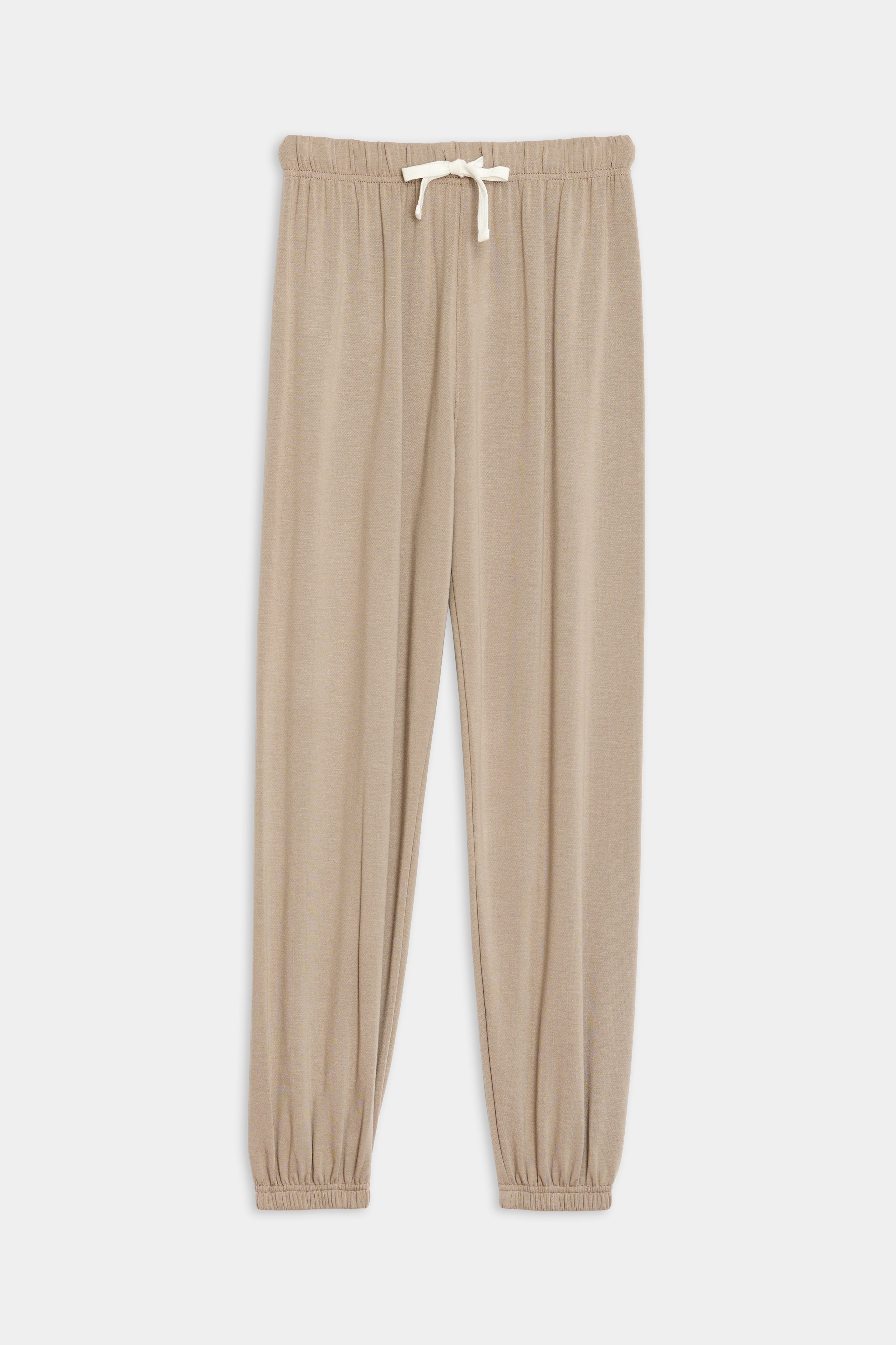 Andie Oversized Fleece Sweatpant - Latte