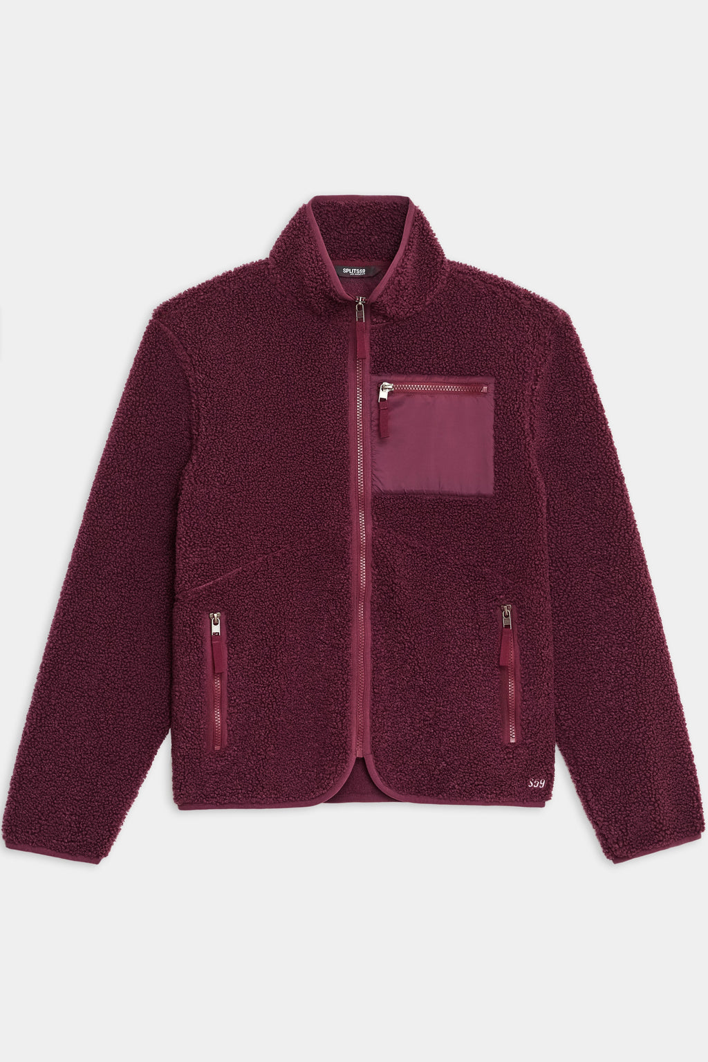 Harris Sherpa Jacket - Dark Cherry