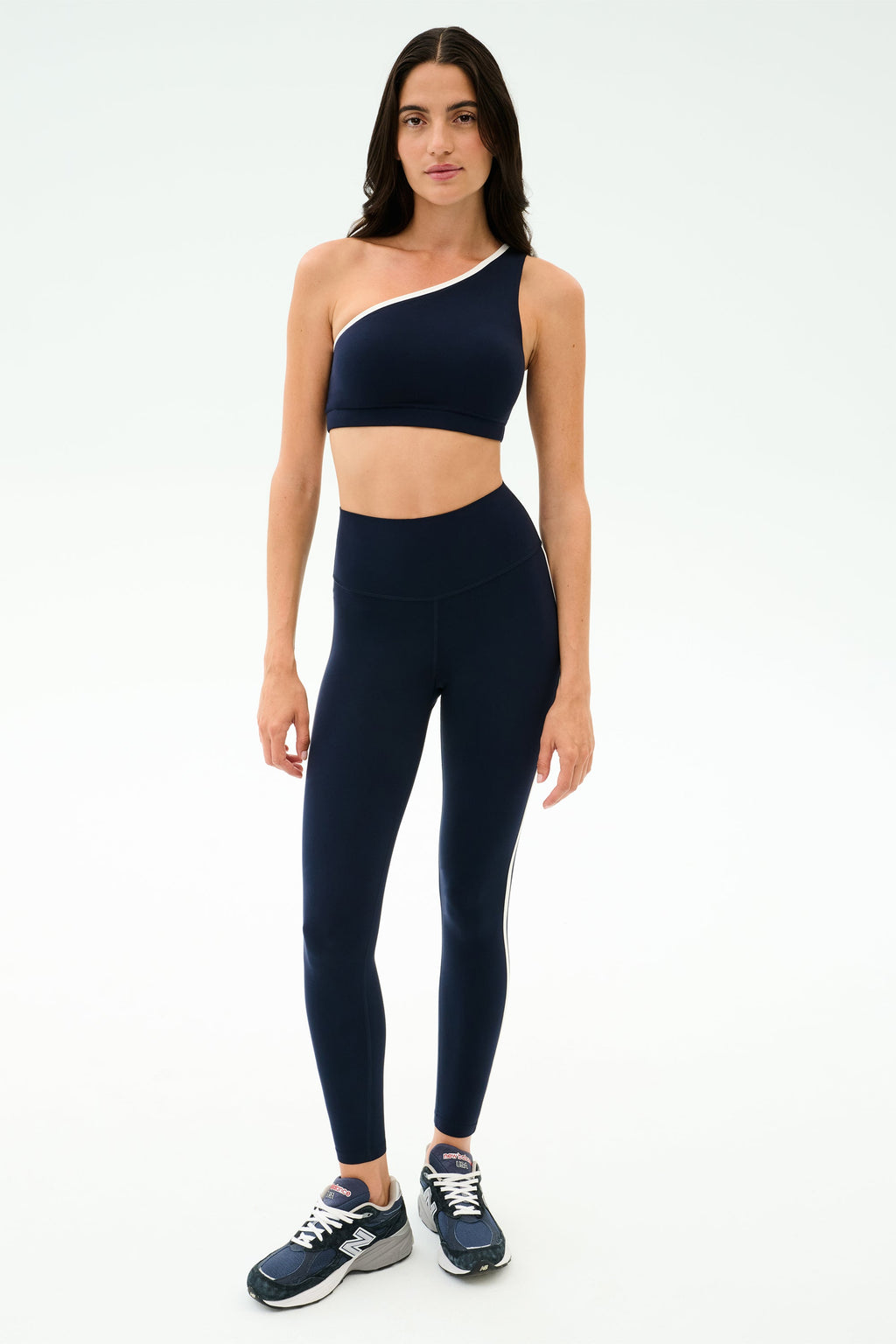 Amber Airweight High Waist 7/8 - Indigo/White