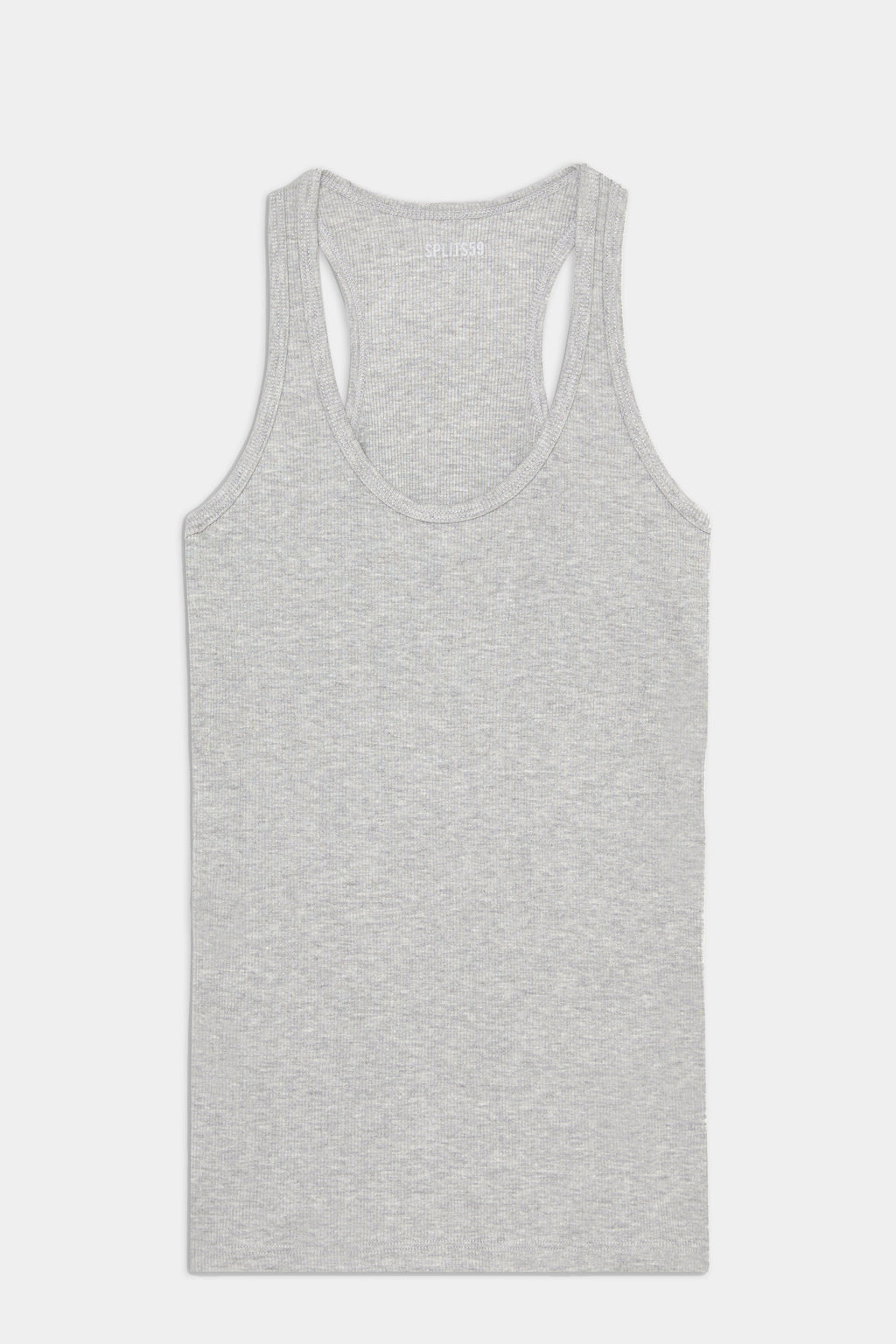 Ashby Rib Tank - Lt. Heather Grey