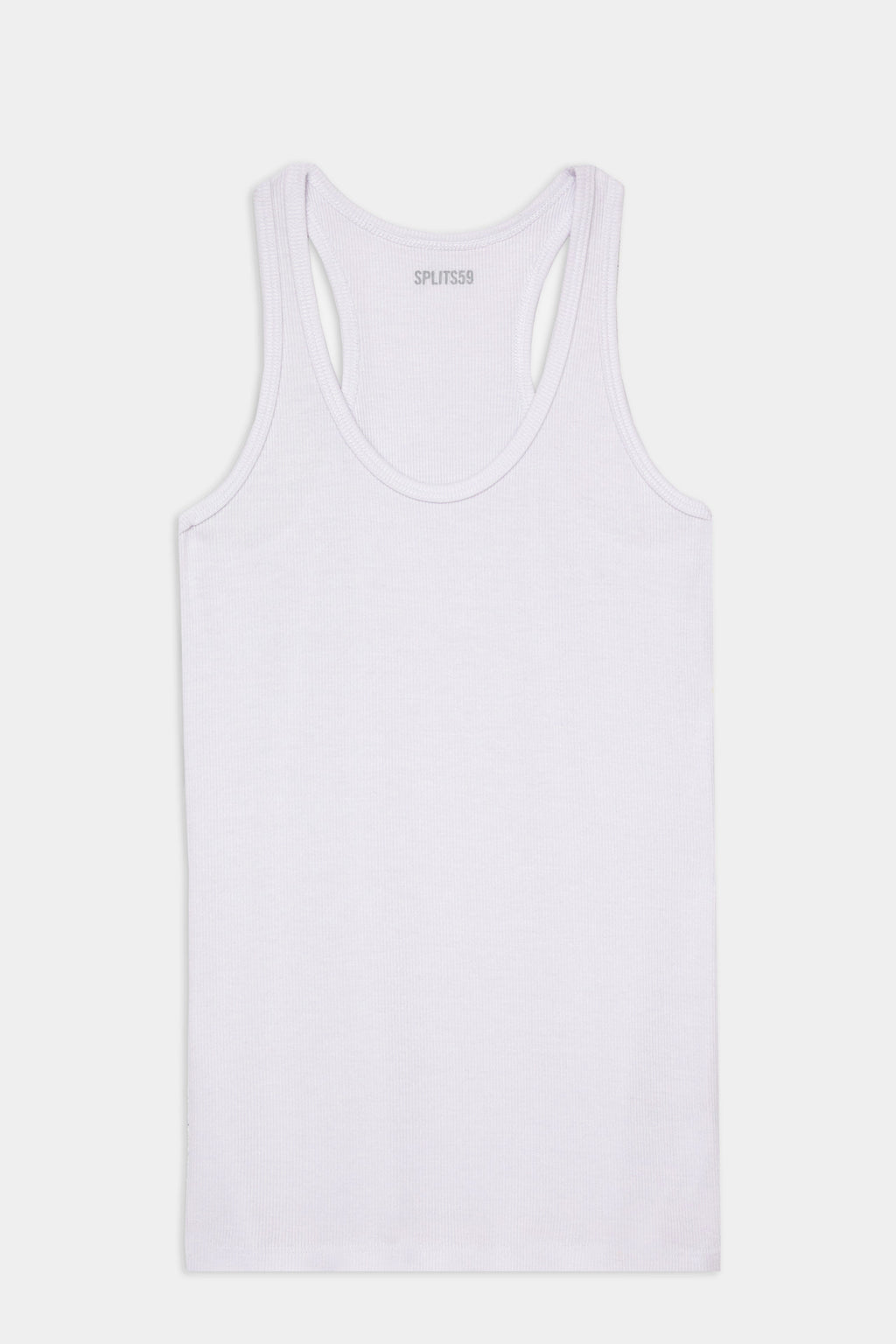Ashby Rib Tank - White