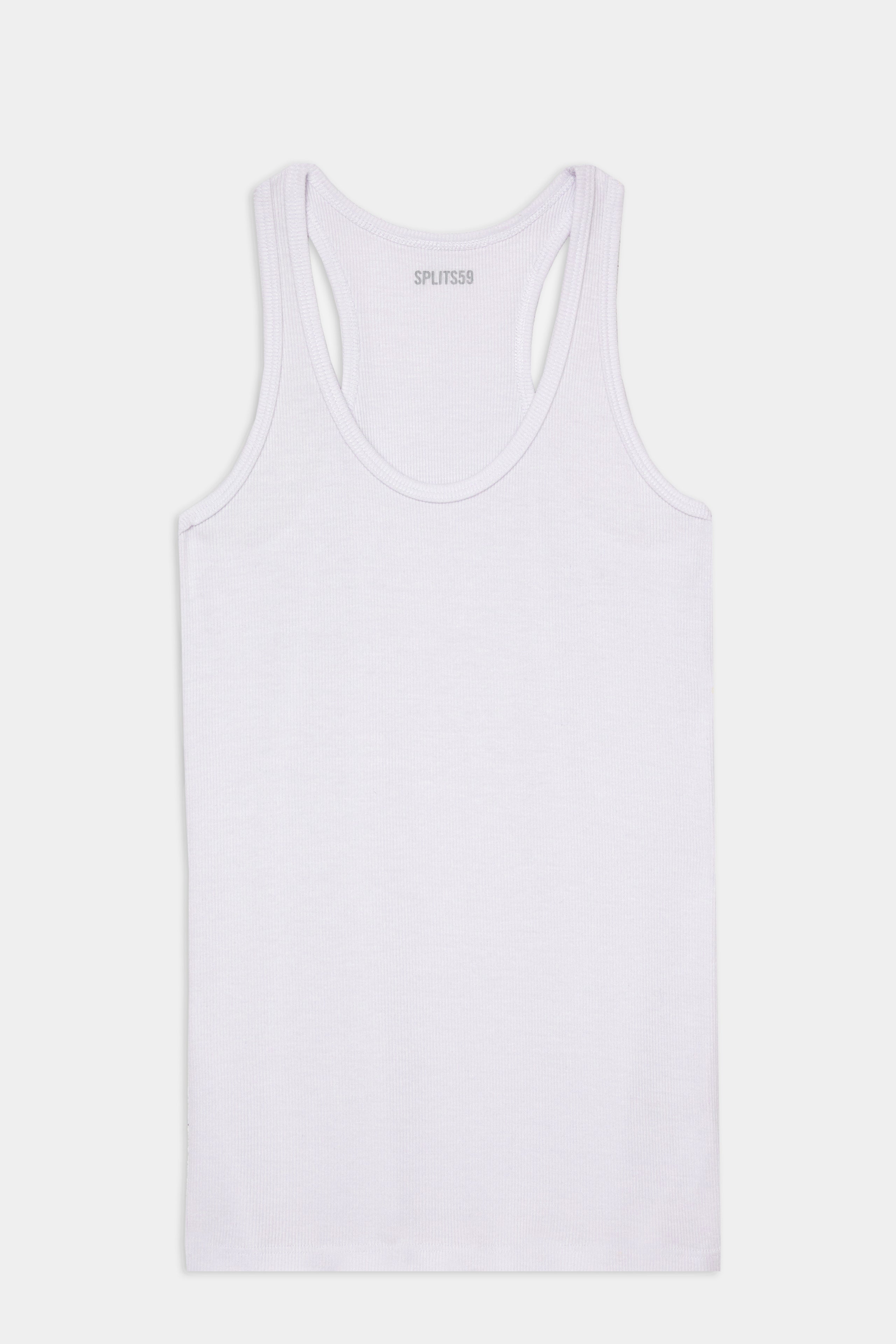 Ashby Rib Tank - White