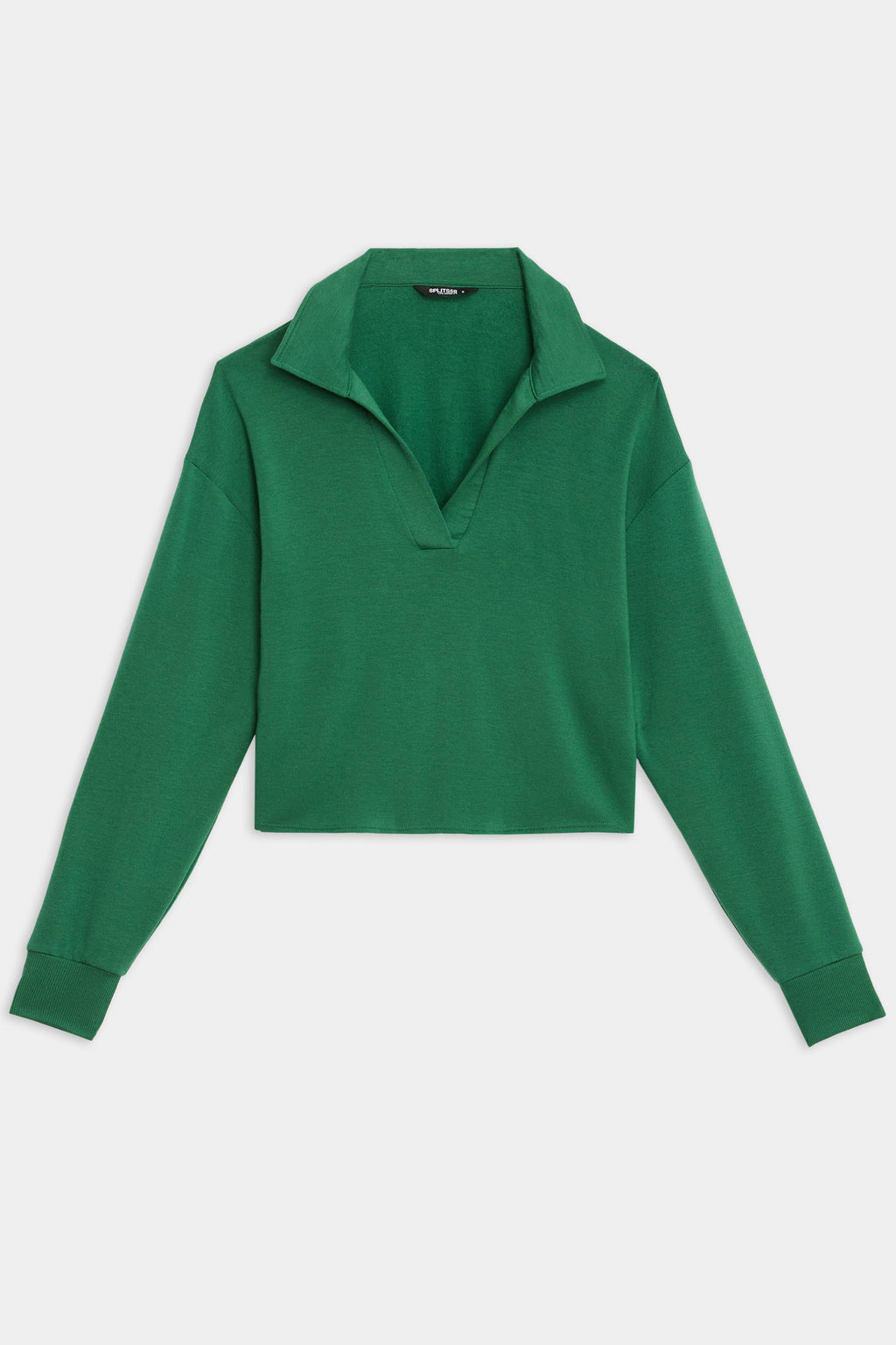 Joan Fleece Polo Sweatshirt - Arugula